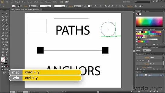 6.1 Понимание путеи. Уроки Adobe Illustrator