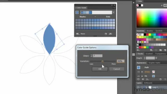 4.8 Использование панели Color Guide. Уроки Adobe Illustrator