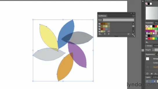 4.6 Работа с библиотеками цветов. Уроки Adobe Illustrator