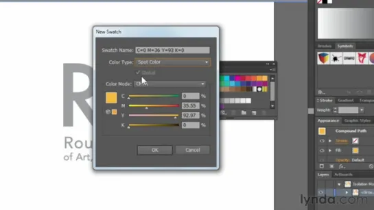 4.4 Создание плашечных цветов. Уроки Adobe Illustrator