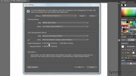 4.2 Настроика цветовых параметров в Illustrator. Уроки Adobe Illustrator