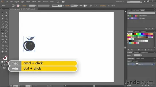 3.12 Отражение и скос объектов. Уроки Adobe Illustrator