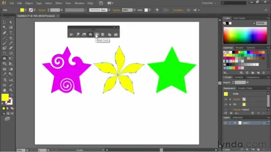 3.10 Искажение и трансформация объектов. Уроки Adobe Illustrator