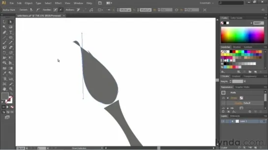 3.2 Использование инструментов Direct Selection и Group Selection. Уроки Adobe Illustrator