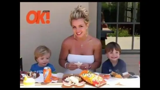 Britmey Spears and her babies