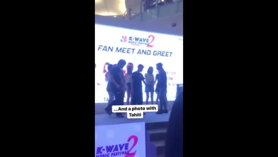 [FANMEETING] 180112 TAHITI @ Meet and Greet K-Wave 2 Music Festival @ Malaysia #KWAVE2MusicFestival [cr. heizeiman]