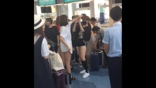 [AIRPORT] 170731 TAHITI @ Haneda Airport. Heading to Korea