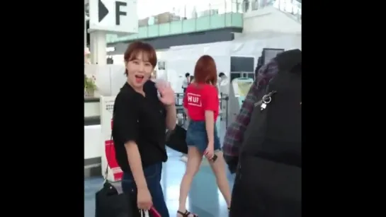 [AIRPORT] 170731 TAHITI @ Haneda Airport. Heading to Korea