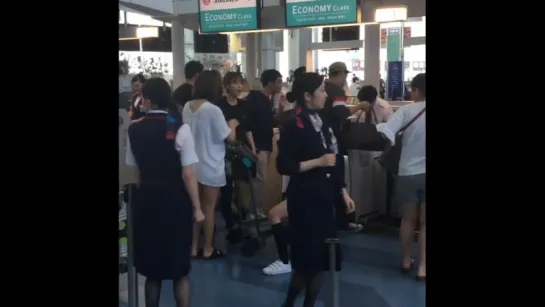 [AIRPORT] 170731 TAHITI @ Haneda Airport. Heading to Korea