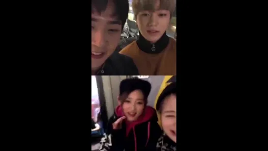 [INSTAGRAM Live] 180125 Jerry on Blanc7's (블랑세븐) Shinwoo Instagram Live