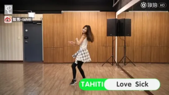 WEIBO 161201 Jisoo dancing to "Phone Number" and "Love Sick" (TAHITI | 타히티)