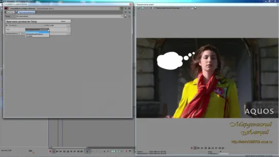 Sony Vegas Pro 13 - работа с видео , плагин Match Move