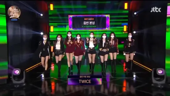 210110 TWICE won 'Album Bonsang' @ 35th Golden Disc Awards