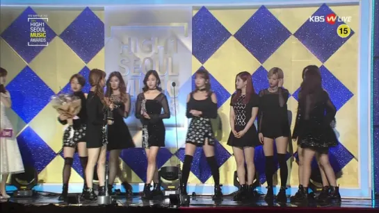 170119 TWICE won Bonsang @ 26th Seoul Music Awards!