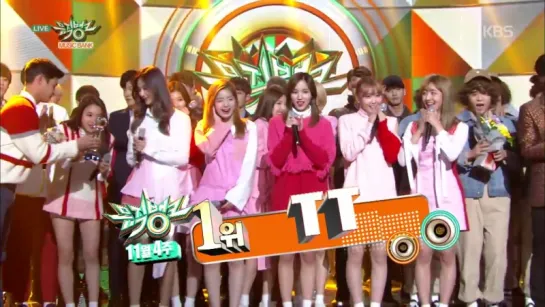 161125  KBS Music Bank TWICE 1st Place FULL ENCORE