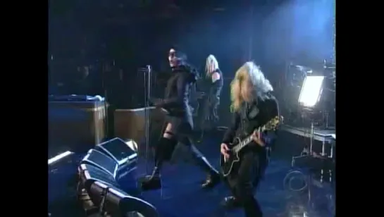 Marilyn Manson - Personal Jesus Live on Letterman 24-11-2004