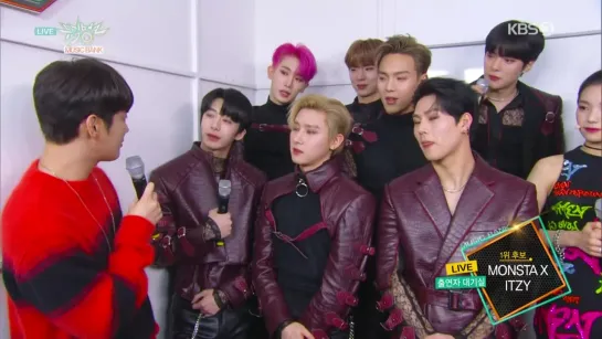 [VK][190301] MONSTA X interview @ Music Bank