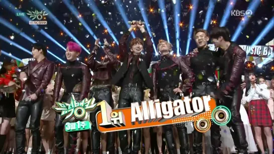 [VK][190301] MONSTA X #Alligator4thWin Ending Stage @ Music Bank