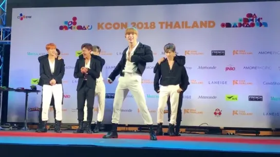 [VK][180929] MONSTA X - Meet&Greet (Wonho sexy dance) @ KCON 2018 THAILAND