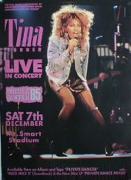 Tina Turner & David Bowie - Tonight (Private Dancer Tour 1985)