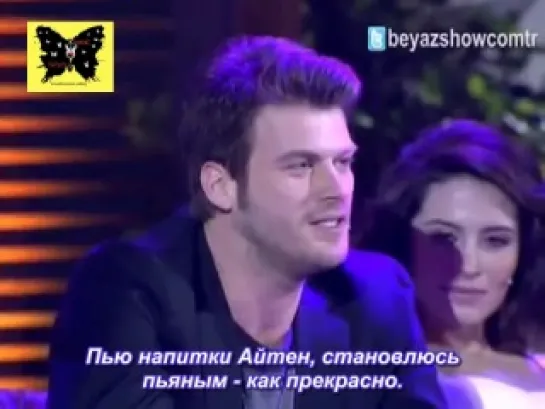 BeyazShow - 15.03.2013- Кыванч читает стихотворение "Миллион раз Айтен"