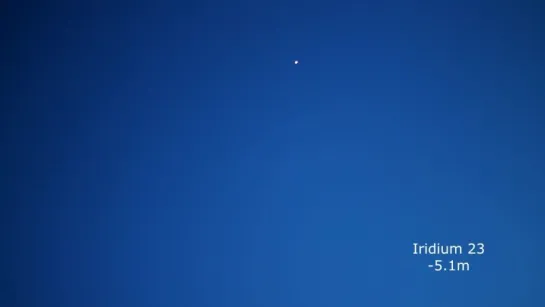 Вспышки иридиумов _ Iridium Flares in real-time