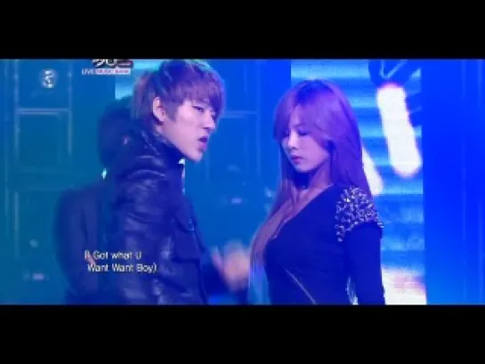 HyunA ft.Zico - Just Follow (live)