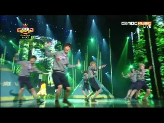 [Video] 30.10.13 A-JAX Interview and "Snake" @ MBC Show Champion