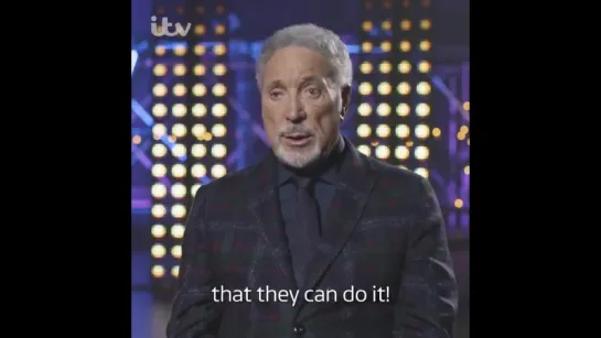 The legend that is Sir Tom Jones has one word for contestants (The Voice UK 2018)