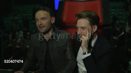 Kevin Simm & Ricky Wilson at The Voice Finale