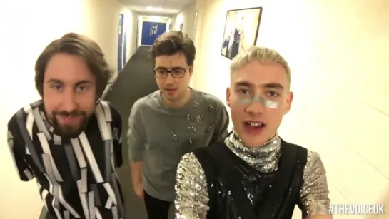 Some pre-show cheers from Years & Years! (The Voice UK 2016)