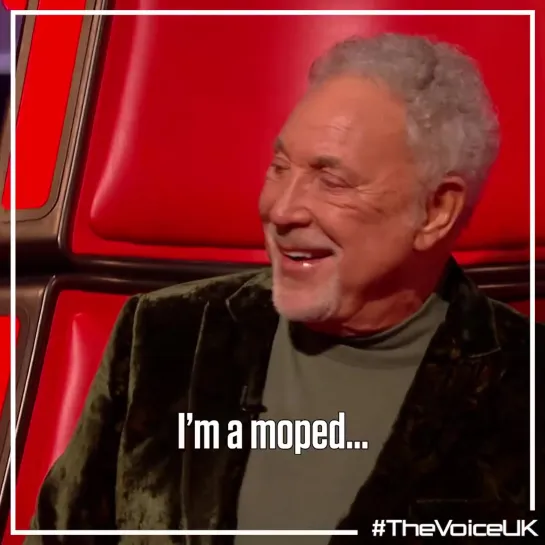 Tom Jones growls (The Voice UK 2020)