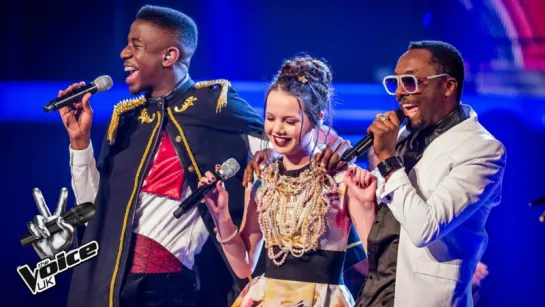 will.i.am, Sophie May Williams and Jermain Jackman - Let's Dance (The Voice UK 2014)