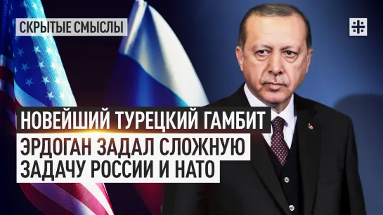 Новейший турецкий гамбит. Эрдоган задал сложную задачу России и НАТО