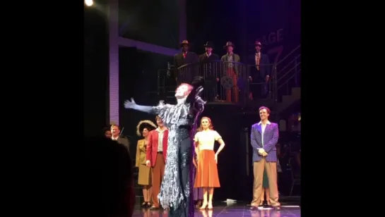 Glenn Close 'Sunset Boulevard' 1st preview final curtain call, opening preview  on Broadway February 2, 2017