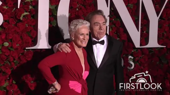 Glenn Close and Andrew Llyod Webber 2016 Tony Awards