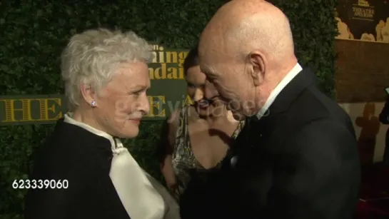 Glenn Close, Patrick Stewart, Sunny Ozell at London Evening Standard Theatre Awards