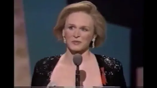 Glenn Close wins 1992 Tony Award for "Best Actress" in a Play