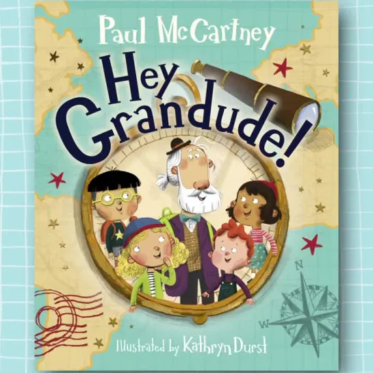 I’m excited to share the cover of my new children’s book Hey Grandude!