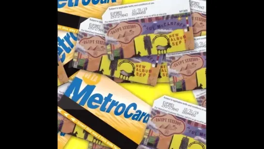 Limited Edition #EgyptStation branded Metro Cards