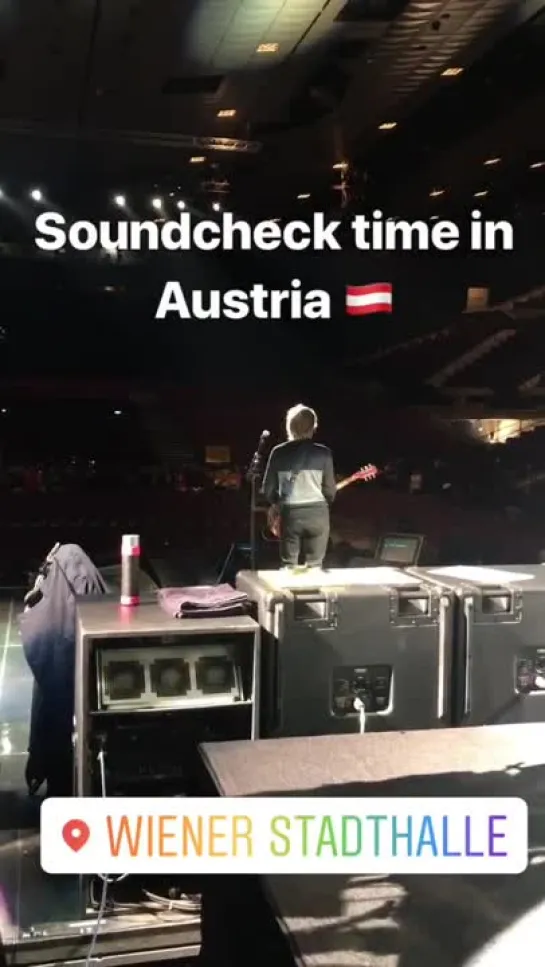 Soundcheck time in Austria