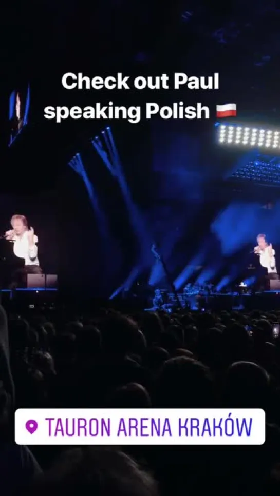 Check out Paul speaking Polish