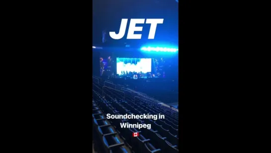 Jet – Soundchecking in Winnipeg