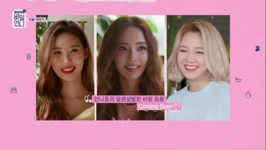 180615 Превью шоу JTBC «Secret Unnie»