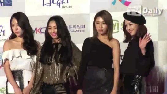 [PRESS] 160114 Sistar на красной ковровой дорожке '25th Seoul Music Awards'