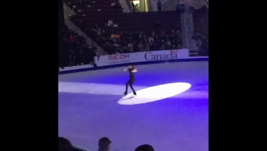 Евгения Медведева - Skaters Canada,  тренировка показательного выступления