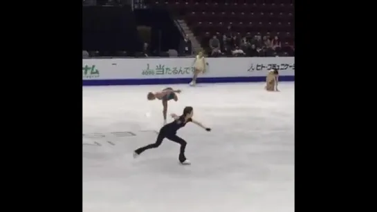 Jump combination from Zhenya.