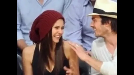 Ian Somerhalder and Nina Dobrev