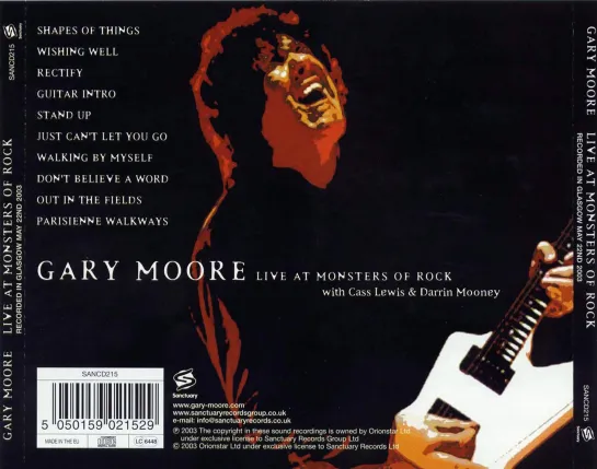 Gary Moore - Don't Believe A Word (Live At Monsters Of Rock 2003)