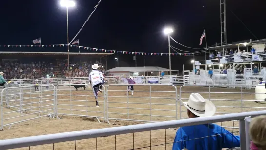 American Bull Fighting (2) Jayhawker Roundup Rodeo 2019